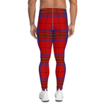 Plaid Mens Running Leggings, Plaid Meggings Men's, Tartan Plaid Leggings Men, plaid leggings, mens running leggings, mens gym leggings, buffalo plaid leggings, brown leggings, grey leggings, red leggings, green leggings, purple leggings, blue leggings, Mens Sports Leggings, meggings men, Pattern Leggings