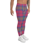 Plaid Mens Running Leggings, Plaid Meggings Men's, Tartan Plaid Leggings Men, plaid leggings, mens running leggings, mens gym leggings, buffalo plaid leggings, brown leggings, grey leggings, red leggings, green leggings, purple leggings, blue leggings, Mens Sports Leggings, meggings men, Pattern Leggings