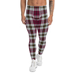 Plaid Mens Running Leggings, Plaid Meggings Men's, Tartan Plaid Leggings Men, plaid leggings, mens running leggings, mens gym leggings, buffalo plaid leggings, brown leggings, grey leggings, red leggings, green leggings, purple leggings, blue leggings, Mens Sports Leggings, meggings men, Pattern Leggings