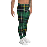 Plaid Mens Running Leggings, Plaid Meggings Men's, Tartan Plaid Leggings Men, plaid leggings, mens running leggings, mens gym leggings, buffalo plaid leggings, brown leggings, grey leggings, red leggings, green leggings, purple leggings, blue leggings, Mens Sports Leggings, meggings men, Pattern Leggings