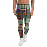 Plaid Mens Running Leggings, Plaid Meggings Men's, Tartan Plaid Leggings Men, plaid leggings, mens running leggings, mens gym leggings, buffalo plaid leggings, brown leggings, grey leggings, red leggings, green leggings, purple leggings, blue leggings, Mens Sports Leggings, meggings men, Pattern Leggings