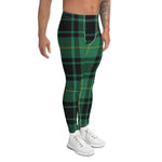 Plaid Mens Running Leggings, Plaid Meggings Men's, Tartan Plaid Leggings Men, plaid leggings, mens running leggings, mens gym leggings, buffalo plaid leggings, brown leggings, grey leggings, red leggings, green leggings, purple leggings, blue leggings, Mens Sports Leggings, meggings men, Pattern Leggings