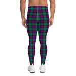 Plaid Mens Running Leggings, Plaid Meggings Men's, Tartan Plaid Leggings Men, plaid leggings, mens running leggings, mens gym leggings, buffalo plaid leggings, brown leggings, grey leggings, red leggings, green leggings, purple leggings, blue leggings, Mens Sports Leggings, meggings men, Pattern Leggings