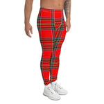 Plaid Mens Running Leggings, Plaid Meggings Men's, Tartan Plaid Leggings Men, plaid leggings, mens running leggings, mens gym leggings, buffalo plaid leggings, brown leggings, grey leggings, red leggings, green leggings, purple leggings, blue leggings, Mens Sports Leggings, meggings men, Pattern Leggings