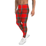 Plaid Mens Running Leggings, Plaid Meggings Men's, Tartan Plaid Leggings Men, plaid leggings, mens running leggings, mens gym leggings, buffalo plaid leggings, brown leggings, grey leggings, red leggings, green leggings, purple leggings, blue leggings, Mens Sports Leggings, meggings men, Pattern Leggings