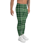 Plaid Mens Running Leggings, Plaid Meggings Men's, Tartan Plaid Leggings Men, plaid leggings, mens running leggings, mens gym leggings, buffalo plaid leggings, brown leggings, grey leggings, red leggings, green leggings, purple leggings, blue leggings, Mens Sports Leggings, meggings men, Pattern Leggings