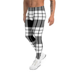 Plaid Mens Running Leggings, Plaid Meggings Men's, Tartan Plaid Leggings Men, plaid leggings, mens running leggings, mens gym leggings, buffalo plaid leggings, brown leggings, grey leggings, red leggings, green leggings, purple leggings, blue leggings, Mens Sports Leggings, meggings men, Pattern Leggings