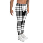 Plaid Mens Running Leggings, Plaid Meggings Men's, Tartan Plaid Leggings Men, plaid leggings, mens running leggings, mens gym leggings, buffalo plaid leggings, brown leggings, grey leggings, red leggings, green leggings, purple leggings, blue leggings, Mens Sports Leggings, meggings men, Pattern Leggings