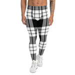 Plaid Mens Running Leggings, Plaid Meggings Men's, Tartan Plaid Leggings Men, plaid leggings, mens running leggings, mens gym leggings, buffalo plaid leggings, brown leggings, grey leggings, red leggings, green leggings, purple leggings, blue leggings, Mens Sports Leggings, meggings men, Pattern Leggings