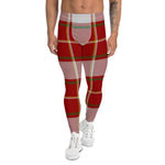 Plaid Mens Running Leggings, Plaid Meggings Men's, Tartan Plaid Leggings Men, plaid leggings, mens running leggings, mens gym leggings, buffalo plaid leggings, brown leggings, grey leggings, red leggings, green leggings, purple leggings, blue leggings, Mens Sports Leggings, meggings men, Pattern Leggings