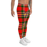 Plaid Mens Running Leggings, Plaid Meggings Men's, Tartan Plaid Leggings Men, plaid leggings, mens running leggings, mens gym leggings, buffalo plaid leggings, brown leggings, grey leggings, red leggings, green leggings, purple leggings, blue leggings, Mens Sports Leggings, meggings men, Pattern Leggings
