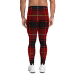 Plaid Mens Running Leggings, Plaid Meggings Men's, Tartan Plaid Leggings Men, plaid leggings, mens running leggings, mens gym leggings, buffalo plaid leggings, brown leggings, grey leggings, red leggings, green leggings, purple leggings, blue leggings, Mens Sports Leggings, meggings men, Pattern Leggings