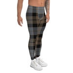Plaid Mens Running Leggings, Plaid Meggings Men's, Tartan Plaid Leggings Men, plaid leggings, mens running leggings, mens gym leggings, buffalo plaid leggings, brown leggings, grey leggings, red leggings, green leggings, purple leggings, blue leggings, Mens Sports Leggings, meggings men, Pattern Leggings