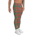 Plaid Mens Running Leggings, Plaid Meggings Men's, Tartan Plaid Leggings Men, plaid leggings, mens running leggings, mens gym leggings, buffalo plaid leggings, brown leggings, grey leggings, red leggings, green leggings, purple leggings, blue leggings, Mens Sports Leggings, meggings men, Pattern Leggings