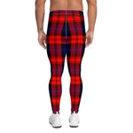 Plaid Mens Running Leggings, Plaid Meggings Men's, Tartan Plaid Leggings Men, plaid leggings, mens running leggings, mens gym leggings, buffalo plaid leggings, brown leggings, grey leggings, red leggings, green leggings, purple leggings, blue leggings, Mens Sports Leggings, meggings men, Pattern Leggings