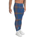 Plaid Mens Running Leggings, Plaid Meggings Men's, Tartan Plaid Leggings Men, plaid leggings, mens running leggings, mens gym leggings, buffalo plaid leggings, brown leggings, grey leggings, red leggings, green leggings, purple leggings, blue leggings, Mens Sports Leggings, meggings men, Pattern Leggings