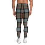 Plaid Mens Running Leggings, Plaid Meggings Men's, Tartan Plaid Leggings Men, plaid leggings, mens running leggings, mens gym leggings, buffalo plaid leggings, brown leggings, grey leggings, red leggings, green leggings, purple leggings, blue leggings, Mens Sports Leggings, meggings men, Pattern Leggings