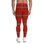 Plaid Mens Running Leggings, Plaid Meggings Men's, Tartan Plaid Leggings Men, plaid leggings, mens running leggings, mens gym leggings, buffalo plaid leggings, brown leggings, grey leggings, red leggings, green leggings, purple leggings, blue leggings, Mens Sports Leggings, meggings men, Pattern Leggings