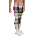 Plaid Mens Running Leggings, Plaid Meggings Men's, Tartan Plaid Leggings Men, plaid leggings, mens running leggings, mens gym leggings, buffalo plaid leggings, brown leggings, grey leggings, red leggings, green leggings, purple leggings, blue leggings, Mens Sports Leggings, meggings men, Pattern Leggings