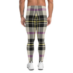 Plaid Mens Running Leggings, Plaid Meggings Men's, Tartan Plaid Leggings Men, plaid leggings, mens running leggings, mens gym leggings, buffalo plaid leggings, brown leggings, grey leggings, red leggings, green leggings, purple leggings, blue leggings, Mens Sports Leggings, meggings men, Pattern Leggings