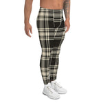 Plaid Mens Running Leggings, Plaid Meggings Men's, Tartan Plaid Leggings Men, plaid leggings, mens running leggings, mens gym leggings, buffalo plaid leggings, brown leggings, grey leggings, red leggings, green leggings, purple leggings, blue leggings, Mens Sports Leggings, meggings men, Pattern Leggings