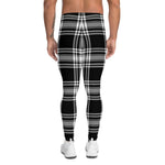 Plaid Mens Running Leggings, Plaid Meggings Men's, Tartan Plaid Leggings Men, plaid leggings, mens running leggings, mens gym leggings, buffalo plaid leggings, brown leggings, grey leggings, red leggings, green leggings, purple leggings, blue leggings, Mens Sports Leggings, meggings men, Pattern Leggings