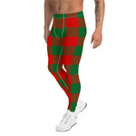 Plaid Mens Running Leggings, Plaid Meggings Men's, Tartan Plaid Leggings Men, plaid leggings, mens running leggings, mens gym leggings, buffalo plaid leggings, brown leggings, grey leggings, red leggings, green leggings, purple leggings, blue leggings, Mens Sports Leggings, meggings men, Pattern Leggings