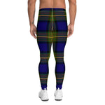 Plaid Mens Running Leggings, Plaid Meggings Men's, Tartan Plaid Leggings Men, plaid leggings, mens running leggings, mens gym leggings, buffalo plaid leggings, brown leggings, grey leggings, red leggings, green leggings, purple leggings, blue leggings, Mens Sports Leggings, meggings men, Pattern Leggings