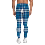 Plaid Mens Running Leggings, Plaid Meggings Men's, Tartan Plaid Leggings Men, plaid leggings, mens running leggings, mens gym leggings, buffalo plaid leggings, brown leggings, grey leggings, red leggings, green leggings, purple leggings, blue leggings, Mens Sports Leggings, meggings men, Pattern Leggings