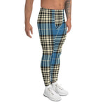 Plaid Mens Running Leggings, Plaid Meggings Men's, Tartan Plaid Leggings Men, plaid leggings, mens running leggings, mens gym leggings, buffalo plaid leggings, brown leggings, grey leggings, red leggings, green leggings, purple leggings, blue leggings, Mens Sports Leggings, meggings men, Pattern Leggings