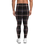 Plaid Mens Running Leggings, Plaid Meggings Men's, Tartan Plaid Leggings Men, plaid leggings, mens running leggings, mens gym leggings, buffalo plaid leggings, brown leggings, grey leggings, red leggings, green leggings, purple leggings, blue leggings, Mens Sports Leggings, meggings men, Pattern Leggings