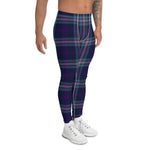Plaid Mens Running Leggings, Plaid Meggings Men's, Tartan Plaid Leggings Men, plaid leggings, mens running leggings, mens gym leggings, buffalo plaid leggings, brown leggings, grey leggings, red leggings, green leggings, purple leggings, blue leggings, Mens Sports Leggings, meggings men, Pattern Leggings