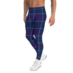 Plaid Mens Running Leggings, Plaid Meggings Men's, Tartan Plaid Leggings Men, plaid leggings, mens running leggings, mens gym leggings, buffalo plaid leggings, brown leggings, grey leggings, red leggings, green leggings, purple leggings, blue leggings, Mens Sports Leggings, meggings men, Pattern Leggings
