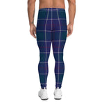 Plaid Mens Running Leggings, Plaid Meggings Men's, Tartan Plaid Leggings Men, plaid leggings, mens running leggings, mens gym leggings, buffalo plaid leggings, brown leggings, grey leggings, red leggings, green leggings, purple leggings, blue leggings, Mens Sports Leggings, meggings men, Pattern Leggings