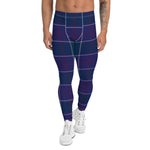 Plaid Mens Running Leggings, Plaid Meggings Men's, Tartan Plaid Leggings Men, plaid leggings, mens running leggings, mens gym leggings, buffalo plaid leggings, brown leggings, grey leggings, red leggings, green leggings, purple leggings, blue leggings, Mens Sports Leggings, meggings men, Pattern Leggings