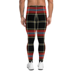 Plaid Mens Running Leggings, Plaid Meggings Men's, Tartan Plaid Leggings Men, plaid leggings, mens running leggings, mens gym leggings, buffalo plaid leggings, brown leggings, grey leggings, red leggings, green leggings, purple leggings, blue leggings, Mens Sports Leggings, meggings men, Pattern Leggings