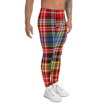 Plaid Mens Running Leggings, Plaid Meggings Men's, Tartan Plaid Leggings Men, plaid leggings, mens running leggings, mens gym leggings, buffalo plaid leggings, brown leggings, grey leggings, red leggings, green leggings, purple leggings, blue leggings, Mens Sports Leggings, meggings men, Pattern Leggings