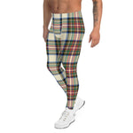 Plaid Mens Running Leggings, Plaid Meggings Men's, Tartan Plaid Leggings Men, plaid leggings, mens running leggings, mens gym leggings, buffalo plaid leggings, brown leggings, grey leggings, red leggings, green leggings, purple leggings, blue leggings, Mens Sports Leggings, meggings men, Pattern Leggings