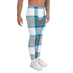 Plaid Mens Running Leggings, Plaid Meggings Men's, Tartan Plaid Leggings Men, plaid leggings, mens running leggings, mens gym leggings, buffalo plaid leggings, brown leggings, grey leggings, red leggings, green leggings, purple leggings, blue leggings, Mens Sports Leggings, meggings men, Pattern Leggings