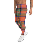 Plaid Mens Running Leggings, Plaid Meggings Men's, Tartan Plaid Leggings Men, plaid leggings, mens running leggings, mens gym leggings, buffalo plaid leggings, brown leggings, grey leggings, red leggings, green leggings, purple leggings, blue leggings, Mens Sports Leggings, meggings men, Pattern Leggings
