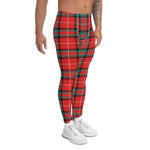 Plaid Mens Running Leggings, Plaid Meggings Men's, Tartan Plaid Leggings Men, plaid leggings, mens running leggings, mens gym leggings, buffalo plaid leggings, brown leggings, grey leggings, red leggings, green leggings, purple leggings, blue leggings, Mens Sports Leggings, meggings men, Pattern Leggings