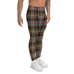 Plaid Mens Running Leggings, Plaid Meggings Men's, Tartan Plaid Leggings Men, plaid leggings, mens running leggings, mens gym leggings, buffalo plaid leggings, brown leggings, grey leggings, red leggings, green leggings, purple leggings, blue leggings, Mens Sports Leggings, meggings men, Pattern Leggings