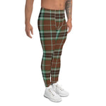 Plaid Mens Running Leggings, Plaid Meggings Men's, Tartan Plaid Leggings Men, plaid leggings, mens running leggings, mens gym leggings, buffalo plaid leggings, brown leggings, grey leggings, red leggings, green leggings, purple leggings, blue leggings, Mens Sports Leggings, meggings men, Pattern Leggings