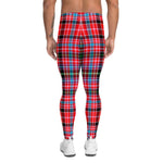 Plaid Mens Running Leggings, Plaid Meggings Men's, Tartan Plaid Leggings Men, plaid leggings, mens running leggings, mens gym leggings, buffalo plaid leggings, brown leggings, grey leggings, red leggings, green leggings, purple leggings, blue leggings, Mens Sports Leggings, meggings men, Pattern Leggings