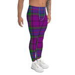 Plaid Mens Running Leggings, Plaid Meggings Men's, Tartan Plaid Leggings Men, plaid leggings, mens running leggings, mens gym leggings, buffalo plaid leggings, brown leggings, grey leggings, red leggings, green leggings, purple leggings, blue leggings, Mens Sports Leggings, meggings men, Pattern Leggings