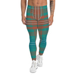 Plaid Mens Running Leggings, Plaid Meggings Men's, Tartan Plaid Leggings Men, plaid leggings, mens running leggings, mens gym leggings, buffalo plaid leggings, brown leggings, grey leggings, red leggings, green leggings, purple leggings, blue leggings, Mens Sports Leggings, meggings men, Pattern Leggings