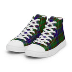 Plaid Tartan Men High Top Sneakers Clan Blair Modern Plaid Converse High Tops Sneakers, Converse Christmas Sneakers