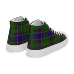 Plaid Tartan Men High Top Sneakers Clan Blair Modern Plaid Converse High Tops Sneakers, Converse Christmas Sneakers