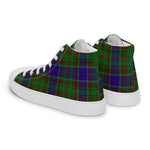Plaid Tartan Men High Top Sneakers Clan Blair Modern Plaid Converse High Tops Sneakers, Converse Christmas Sneakers