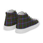 Plaid Tartan Men High Top Sneakers Clan Aikenhead Plaid Converse High Tops Sneakers, Converse Christmas Sneakers